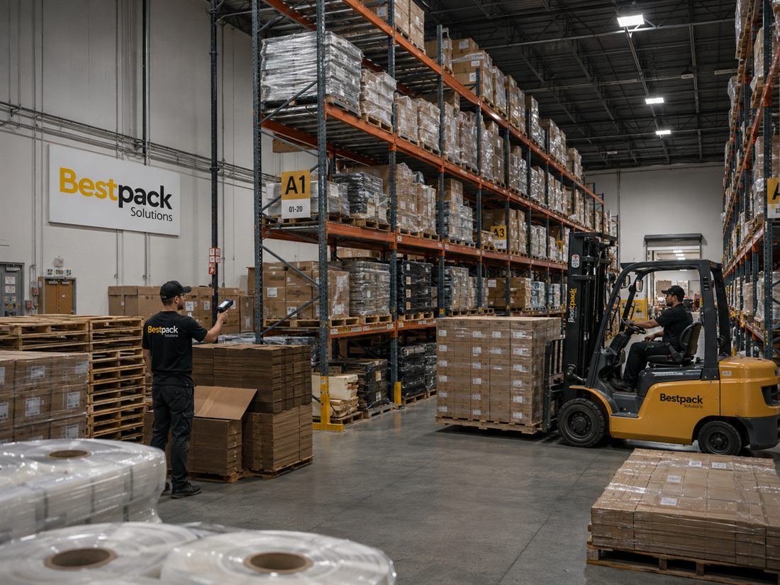 Centro de almacenaje y logística de BestPack Solutions